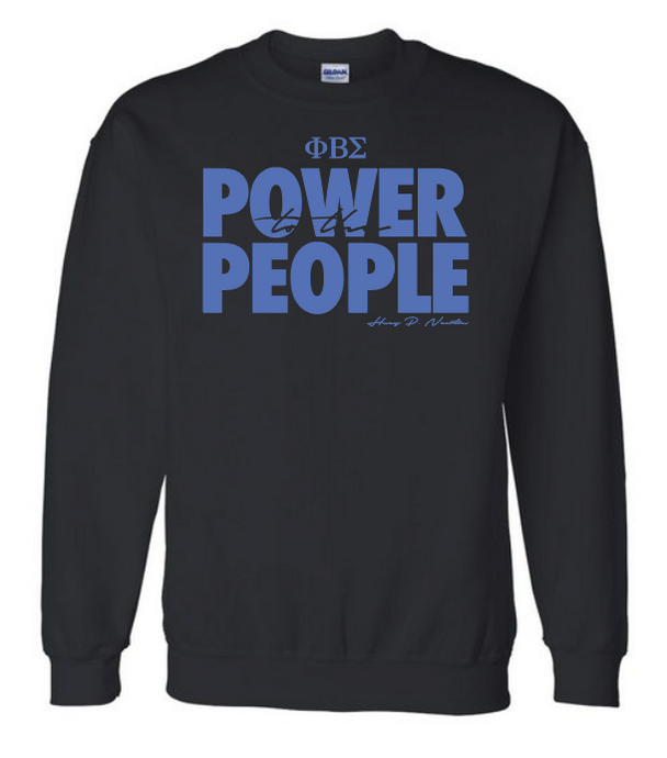 Power to the people sweatshirt